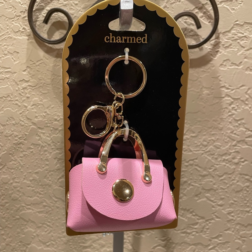 Charmed Pink Mini Handbag Keychain